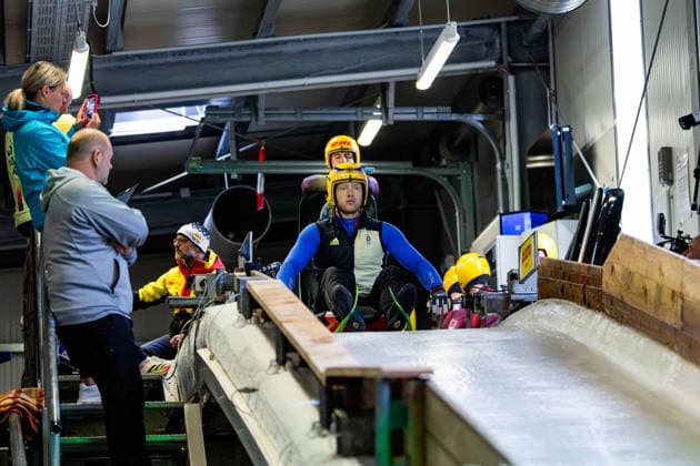 07.07.2026, GER, Rennrodeln Einsitzer, Saison 26 27, Frauen Männer, Startlehrgang Trainingslehrgang des BSD Nationalkader A-Kader Olympiakader Max Langenhan 98559 Oberhof LOTTO Thüringen EISARENA Oberho Thüringen Deutschland *** July 7, 2026, GER, Single Luge, Season 26-27, Women and Men, BSD National Squad A Squad and Olympic Squad Start and Training Camp, Max Langenhan, 98559 Oberhof, LOTTO Thuringia, EISARENA Oberhof, Thuringia, Germany