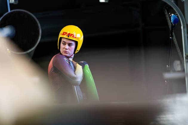 07.07.2026, GER, Rennrodeln Einsitzer, Saison 26 27, Frauen Männer, Startlehrgang Trainingslehrgang des BSD Nationalkader A-Kader Olympiakader Antonia Pietschmann 98559 Oberhof LOTTO Thüringen EISARENA Oberho Thüringen Deutschland *** July 7, 2026, GER, Singles Luge, Season 26–27, Women Men, Start Training Course, BSD National Squad A Squad, Olympic Squad, Antonia Pietschmann, 98559 Oberhof, LOTTO Thuringia, EISARENA Oberhof, Thuringia, Germany