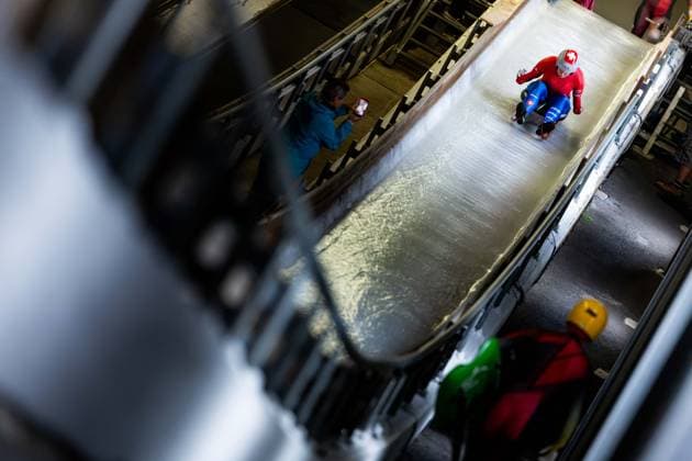 07.07.2026, GER, Rennrodeln Einsitzer, Saison 26 27, Frauen Männer, Startlehrgang Trainingslehrgang des BSD Nationalkader A-Kader Olympiakader Natalie Maag 98559 Oberhof LOTTO Thüringen EISARENA Oberho Thüringen Deutschland *** July 7, 2026, GER, Single Luge, Season 26–27, Women and Men, BSD National Squad A and Olympic Squad Start and Training Camp: Natalie Maag, 98559 Oberhof, LOTTO Thuringia, EISARENA Oberhof, Thuringia, Germany