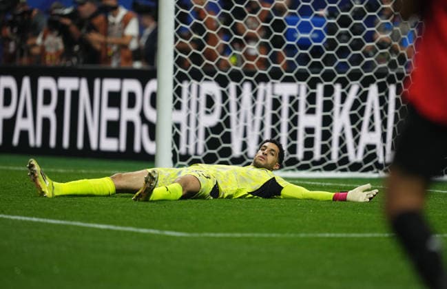 Mostafa Shoubir (Egypt) during Argentina and Egypt, Round of 16 FIFA World Cup, WM, Weltmeisterschaft, Fussball 2026, Atlanta Stadium, Atlanta, United States on July 7, 2026. Thor Wegner DeFodi Images. (Photo by DeFodi Images) - *** Mostafa Shoubir of Egypt during the Argentina vs. Egypt Round of 16 match at the 2026 FIFA World Cup, Atlanta Stadium, Atlanta, United States, on July 7, 2026. Photo by DeFodi Images (Thor Wegner)
