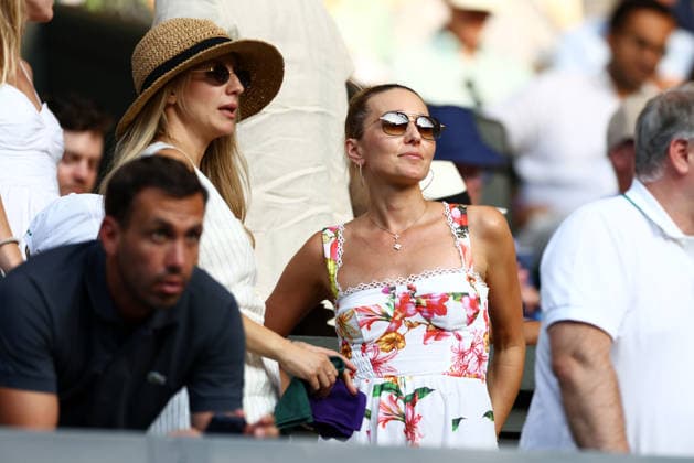 Jelena Djokovic watching the action on Centre Court Wimbledon Tennis Championships, Day 9, The All England Lawn Tennis and Croquet Club, London, UK - 07 Jul 2026London The All England Lawn Tennis and United Kingdom  Copyright: xJamesxMarsh Shutterstockx 16978027co