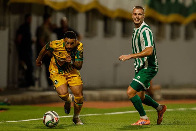 UEFA Champions League First Qualifying Round First Leg, Centenary Stadium, Attard, Malta 7 7 2026 Floriana vs Shamrock Rovers Shamrock Rovers Jake Mulraney in action Jake Mulraney in action 7 7 2026  Copyright: xDARRINxZAMMITxLUPIx __ZL5115