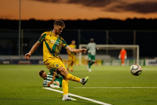 UEFA Champions League First Qualifying Round First Leg, Centenary Stadium, Attard, Malta 7 7 2026 Floriana vs Shamrock Rovers Shamrock Rovers Dylan Watts Dylan Watts 7 7 2026  Copyright: xDARRINxZAMMITxLUPIx __DZ2193