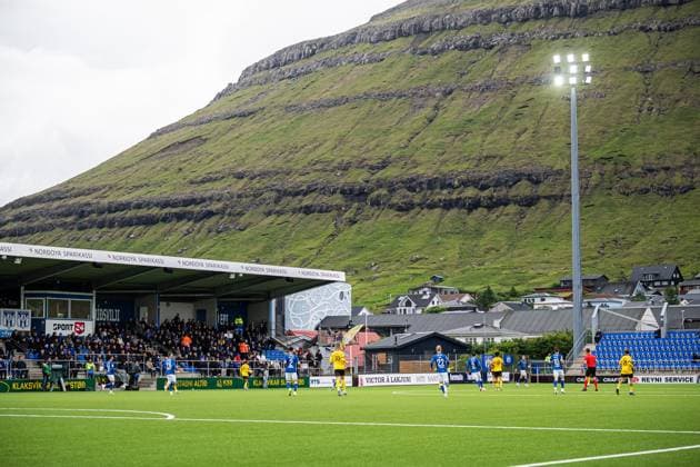 a game between Faroese Klaksvik and Luxembourg Atert Bissen, on Tuesday 07 July 2026, in Klaksvik, Faroe Islands, the first leg in the first qualifying round in the UEFA Champions League competition. EMILExWINDAL  x180670458x