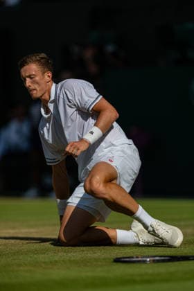 Tennis - Wimbledon Championship 2026 - Day 9 LONDON, ENGLAND - Tuesday, July 7, 2026: JiÅ™i LeheÄka (CZE) during the Gentlemen s Singles Fourth Round match on Day Nine of The Championships Wimbledon 2026 at the All England Lawn Tennis and Croquet Club. (Photo by Kirsten Holst Propaganda) LONDON All England Lawn Tennis and Croq GREATER LONDON ENGLAND  Copyright: xKirstenxHolstx P2026-07-07-Wimbledon_Day_9-88