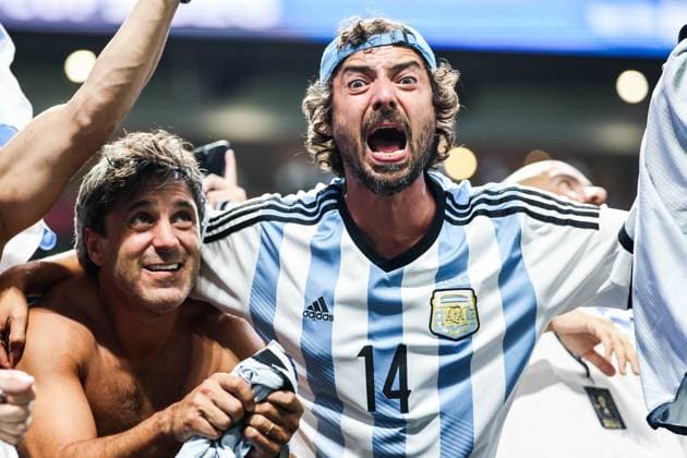 RECORD DATE NOT STATED FIFA World Cup, WM, Weltmeisterschaft, Fussball 2026 - Round of 16 - Argentina v Egypt Argentina fans during the Round of 16 match between Argentina and Egypt at the FIFA World Cup, at Atlanta Stadium, in Georgia, United States, on Tuesday, July 07, 2026.(Foto: William Volcov Brazil Photo Press IMAGO) Sports Atlanta GA United States Copyright: xWILLIAMxVOLCOVx