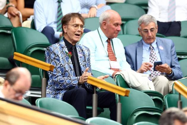 Cliff Richard watching the action on Centre Court Wimbledon Tennis Championships, Day 9, The All England Lawn Tennis and Croquet Club, London, UK - 07 Jul 2026London The All England Lawn Tennis and United Kingdom  Copyright: xJamesxMarsh Shutterstockx 16978027do
