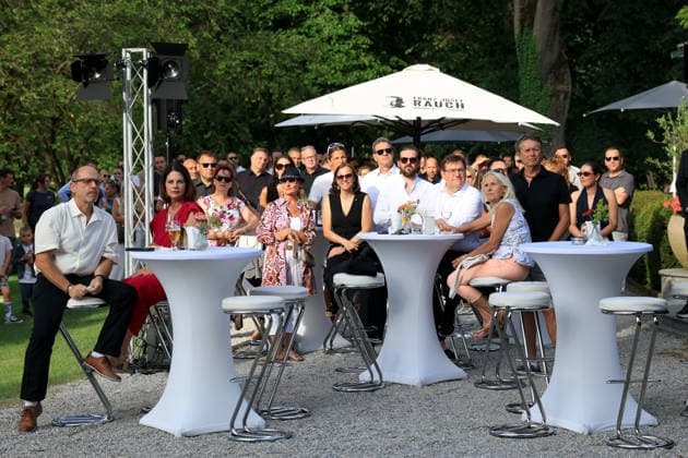 SOCCER - BL, Sturm, jersey presentation FROHNLEITEN,AUSTRIA,07.JUL.26 - SOCCER - ADMIRAL Bundesliga, SK Sturm Graz, jersey presentation. Image shows guests.  GEPAxpictures xMarioxBuehner-Weinrauch
