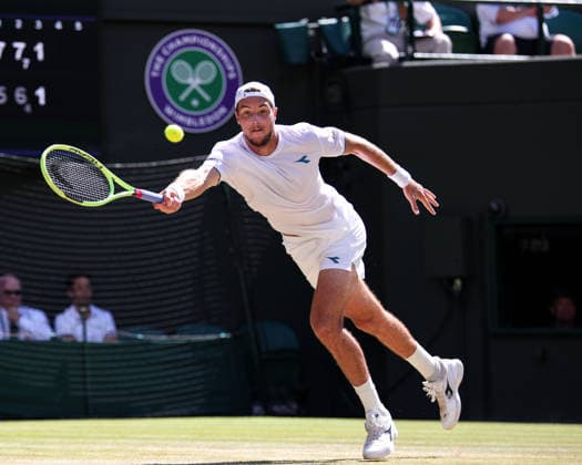 Jan-Lennard Struff, Herren Einzel, Men s Singles Tennis - Wimbledon 2026 - Grand Slam ITF ATP, Tennis Herren WTA, Tennis Damen - AELTC - London - - Great Britain - 7 July 2026. *** Jan Lennard Struff, Men s Singles, Wimbledon 2026 Grand Slam ITF ATP WTA AELTC London, Great Britain, July 7, 2026 Copyright: xJuergenxHasenkopfx