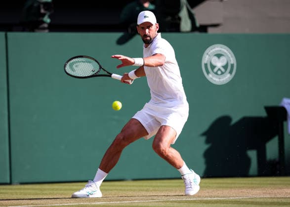 Novak Djokovic (SRB), Herren Einzel, Men s Singles Tennis - Wimbledon 2026 - Grand Slam ITF ATP, Tennis Herren WTA, Tennis Damen - AELTC - London - - Great Britain - 7 July 2026. *** Novak Djokovic (SRB), Men s Singles, Wimbledon 2026 Grand Slam, ITF, ATP, WTA, AELTC, London, Great Britain, July 7, 2026 Copyright: xJuergenxHasenkopfx