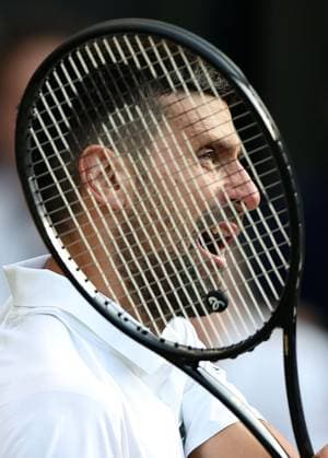 Novak Djokovic in action during his quarter final vs Felix Auger Aliassime Wimbledon Tennis Championships, Day 9, The All England Lawn Tennis and Croquet Club, London, UK - 07 Jul 2026London The All England Lawn Tennis and United Kingdom  Copyright: xKieranxMcManus Shutterstockx 16978030ge