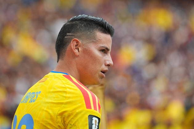 Switzerland v Colombia - FIFA World Cup, WM, Weltmeisterschaft, Fussball 2026 - Round of 16 VANCOUVER, CANADA - JULY 07: James Rodriguez (10) of Colombia looks on during the 2026 FIFA World Cup Round of 16 match between Switzerland and Colombia at BC Place in Vancouver, British Columbia, Canada, on July 07, 2026 Ercin Erturk Anadolu British Columbia Canada. Editorial use only. Please get in touch for any other usage.  Copyright: x2026xAnadoluxErcinxErturkx