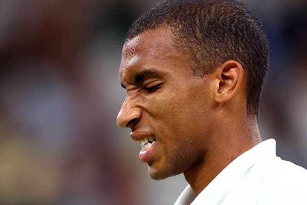 Felix Auger-Aliassime during his quarter-final match Wimbledon Tennis Championships, Day 9, The All England Lawn Tennis and Croquet Club, London, UK - 07 Jul 2026London The All England Lawn Tennis and United Kingdom  Copyright: xJamesxMarsh Shutterstockx 16978027fk