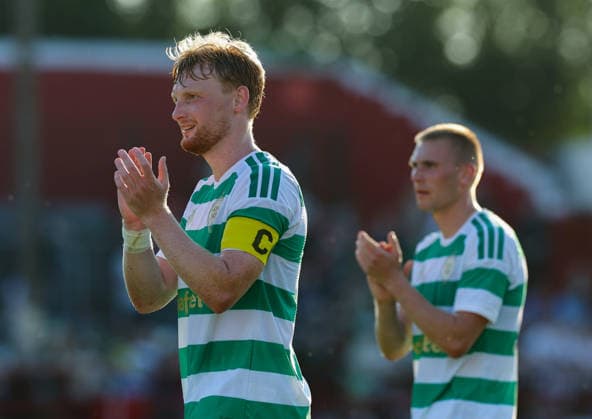 Liam Scales of Celtic Shelbourne FC v Celtic , Preseason Friendly, Football, Tolka Park, Dublin, Ireland - 07 Jul 2026Dublin Tolka Park Ireland  Copyright: xLorrainexO Sullivan Shutterstockx 16980106ao