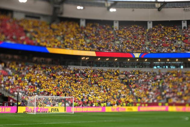 July 7, 2026, Vancouver, Bc, CANADA: Fans look on ahead of a World Cup Round of 16 soccer match between Colombia and Switzerland, in Vancouver, on Tuesday, July 7, 2026. Canada News - July 7, 2026  - ZUMAc35_ 20260707_zaf_c35_187 Copyright: xEthanxCairnsx