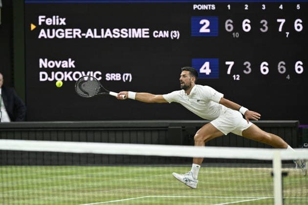 Tennis - Wimbledon 2026 - ITF - The Championships - 07 07 2026 - Tennis - Wimbledon 2026 - ITF - The Championships - 07 07 2026 - Novak Djokovic - Serbie London  Copyright: xChryslenexCaillaud Psnewzx