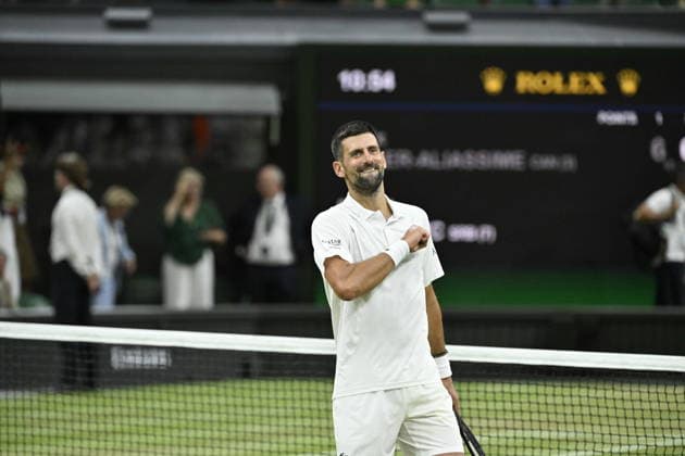 Tennis - Wimbledon 2026 - ITF - The Championships - 07 07 2026 - Tennis - Wimbledon 2026 - ITF - The Championships - 07 07 2026 - Novak Djokovic - Serbie London  Copyright: xChryslenexCaillaud Psnewzx