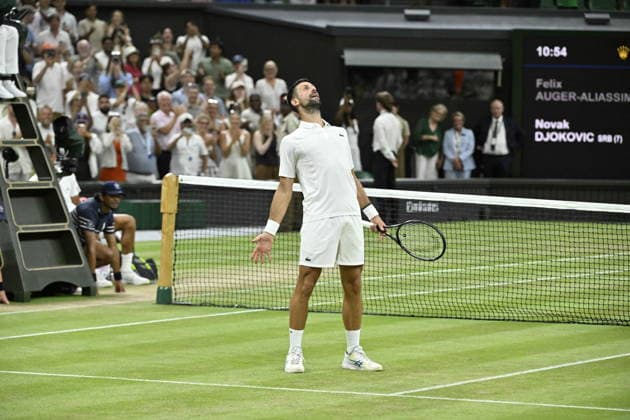 Tennis - Wimbledon 2026 - ITF - The Championships - 07 07 2026 - Tennis - Wimbledon 2026 - ITF - The Championships - 07 07 2026 - Novak Djokovic - Serbie London  Copyright: xChryslenexCaillaud Psnewzx