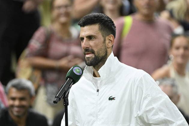 Tennis - Wimbledon 2026 - ITF - The Championships - 07 07 2026 - Tennis - Wimbledon 2026 - ITF - The Championships - 07 07 2026 - Novak Djokovic - Serbie London  Copyright: xChryslenexCaillaud Psnewzx