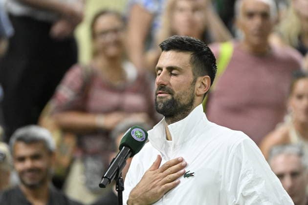 Tennis - Wimbledon 2026 - ITF - The Championships - 07 07 2026 - Tennis - Wimbledon 2026 - ITF - The Championships - 07 07 2026 - Novak Djokovic - Serbie London  Copyright: xChryslenexCaillaud Psnewzx