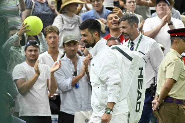 Tennis - Wimbledon 2026 - ITF - The Championships - 07 07 2026 - Tennis - Wimbledon 2026 - ITF - The Championships - 07 07 2026 - Novak Djokovic - Serbie London  Copyright: xChryslenexCaillaud Psnewzx