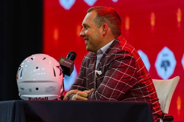 July 7, 2026, Frisco, Texas, USA: FRISCO, TX : Arizona State head football coach KENNY DILINGHAM addresses the media during the 2026 Monster Energy Big 12 Media Days at the Ford Center in Frisco on Tuesday. Frisco USA - ZUMAm257 20260707_zsp_m257_034 Copyright: xBrianxMcLeanx