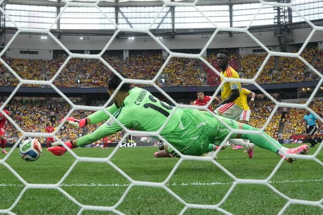 FIFA World Cup, WM, Weltmeisterschaft, Fussball 2026 - Round of 16 - Switzerland vs Colombia Goalkeeper Camilo Vargas of Colombia in action during the FIFA World Cup 2026 Round of 16 match Switzerland against Colombia, in Vancouver, Canada, 07 July 2026. VANCOUVER Canada  Copyright: xBOBxFRIDx