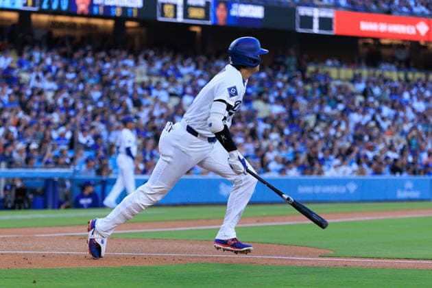 July 7, 2026, Los Angeles, California, USA: Shohei Ohtani 17 of the Los Angeles Dodgers hits his 300th home run in the first inning during a regular season MLB, Baseball Herren, USA game against the Colorado Rockies on Tuesday July 7, 2026 at Dodger Stadium in Los Angeles, California. Dodgers lose to Rockies, 3-4. JAVIER ROJAS PI Dodgers Lose To Rockies, 3-4  - ZUMAp124 20260707_zaa_p124_005 Copyright: xJavierxRojasx