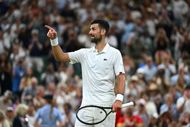 2026 Wimbledon - Novak Djokovic Novak Djokovic (SRB) during his quarter final round match at the 2026 Wimbledon Championships at the AELTC in London, UK on July 7, 2026. Photo by Corinne Dubreuil ABACAPRESS.COM London  Copyright: xDubreuilxCorinne ABACAx