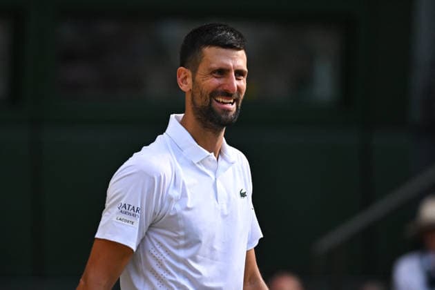 2026 Wimbledon - Novak Djokovic Novak Djokovic (SRB) during his quarter final round match at the 2026 Wimbledon Championships at the AELTC in London, UK on July 7, 2026. Photo by Corinne Dubreuil ABACAPRESS.COM London  Copyright: xDubreuilxCorinne ABACAx