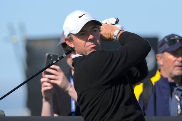UK: The Genesis Scottish Open at The Renaissance Club, North Berwick, Scotland on 08 July 2026: Pictured: Rory McIlroy (Northern Ireland) on the 16th tee during the pro-am at the Genesis Scottish Open Championship 2026 North Berwick The Renaissance Club Scotland Scotland Copyright: xAlexxToddx