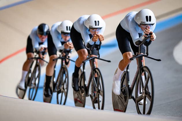 Russia: UEC Track cycling, Rad, Radsport, Bahnrad, Bahn European Championships U19 U23 Cottbus 2026 IAKOVLEV Matvei - IATSINA Artem - NOVOLODSKII Rostislav - VESHNYAKOV Daniil ( RUS ) Russia Querformat - quer - horizontal - Landscape - Event Veranstaltung: UEC Track Cycling European Championships 2026 U19 U23 - Category Kategorie: Cycling - Track Cycling European Championships - Location Ort: Europe - Germany - Brandenburg - Cottbus - Lausitz Velodrom - Discipline: Team Pursuit - Category: Elite Men - U19 - Distance: 4000 m - Date Datum: 07.07.2026 Tuesday Day 1 - *** Russia UEC Track Cycling European Championships U19 U23 Cottbus 2026 IAKOVLEV Matvei IATSINA Artem NOVOLODSKII Rostislav VESHNYAKOV Daniil RUS Russia Landscape Event UEC Track Cycling European Championships 2026 U19 U23 Category: Cycling Track Cycling European Championships Location: Europe, Germany, Brandenburg, Cottbus, Lausitz Velodrom Discipline: Team Pursuit Category: Elite Men U19 Distance: 4000 m Date: July 7, 2026 (Tuesday) Day 1