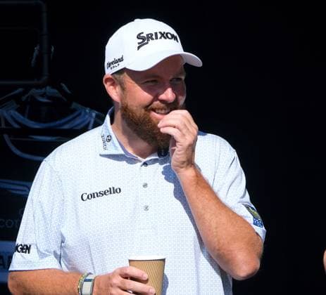 UK: The Genesis Scottish Open at The Renaissance Club, North Berwick, Scotland on 08 July 2026: Pictured: Shane Lowry (Ireland) on the 1st tee during the pro-am at the Genesis Scottish Open Championship 2026 North Berwick The Renaissance Club Scotland Scotland Copyright: xAlexxToddx