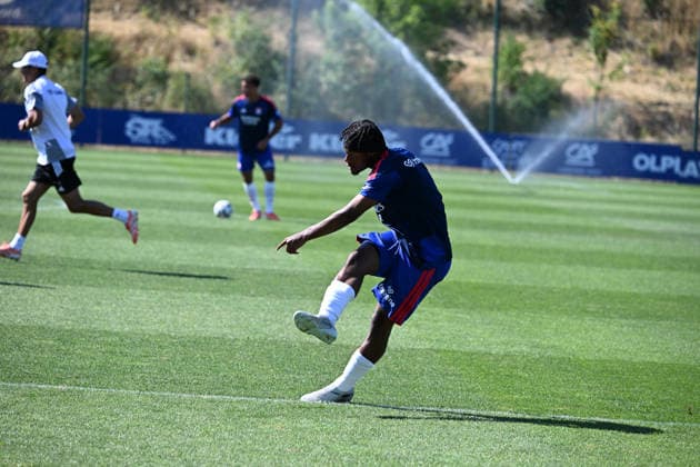 Football : Olympique Lyonnais and Macon 71 - Friendly football match - 08 07 2026 Julien DURANVILLE of Lyon during the Friendly football match between Olympique Lyonnais and Macon 71 at GOLTC Decines Charpieu Lyon on July 08 2026 , France LYONFrance  Copyright: xMouradxAllilix