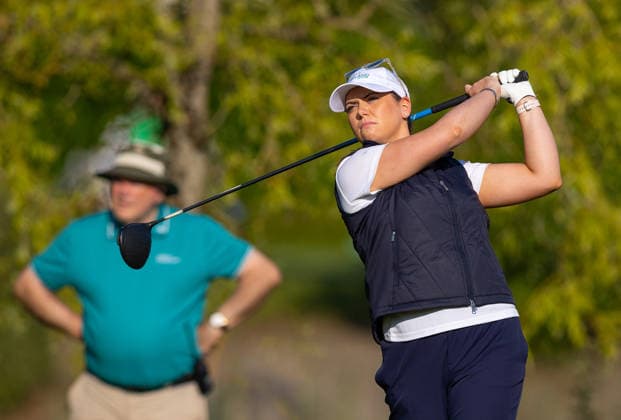 REPRO FREE *PRESS RELEASE NO REPRODUCTION FEE* EDITORIAL USE ONLY Golf Ireland Interprovincial Championships, Knightsbrook Golf Club, Meath 8 7 2026 Ulster™s Chloe Weir Chloe Weir 8 7 2026  Copyright: xx R1461992