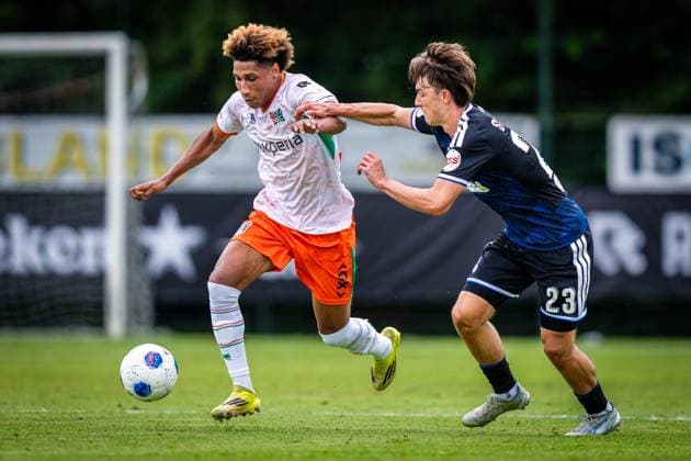 WEURT , 08-07-2026 , Sportpark De Kamp , season 2026 2027 , Dutch Preseason football , match between NEC and MSV Duisburg , picture shows NEC player Noe Lebreton NEC - MSV Duisburg (friendly)  x204927907x Copyright: