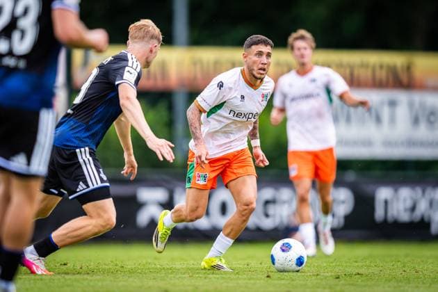 WEURT , 08-07-2026 , Sportpark De Kamp , season 2026 2027 , Dutch Preseason football , match between NEC and MSV Duisburg , picture shows NEC player Emre Mor NEC - MSV Duisburg (friendly)  x204927910x Copyright: