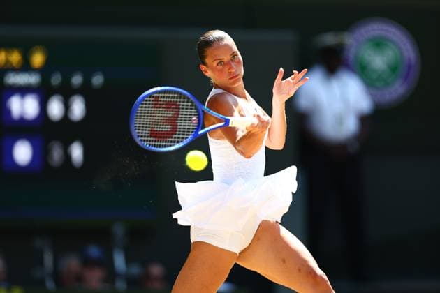 Marta Kostyuk during her quarter final match Wimbledon Tennis Championships, Day 10, The All England Lawn Tennis and Croquet Club, London, UK - 08 Jul 2026London The All England Lawn Tennis and United Kingdom  Copyright: xJamesxMarsh Shutterstockx 16978036aw