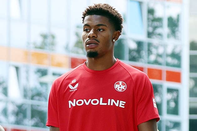 08.07.2026, xrekx, Fussball 2.Bundesliga, 1.FC Kaiserslautern - Training v.l. Kelven Frees (1.FC Kaiserslautern) (DFL DFB REGULATIONS PROHIBIT ANY USE OF PHOTOGRAPHS as IMAGE SEQUENCES and or QUASI-VIDEO) Kaiserslautern *** July 8, 2026, xrekx, Soccer 2. Bundesliga, 1 FC Kaiserslautern Training vs. Kelven Frees 1 FC Kaiserslautern DFL DFB REGULATIONS PROHIBIT ANY USE OF PHOTOGRAPHS as IMAGE SEQUENCES and or QUASI-VIDEO Kaiserslautern