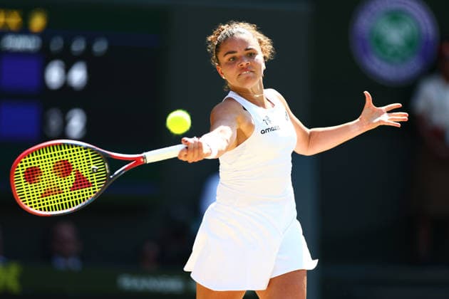 Jasmine Paolini during her quarter final match Wimbledon Tennis Championships, Day 10, The All England Lawn Tennis and Croquet Club, London, UK - 08 Jul 2026London The All England Lawn Tennis and United Kingdom  Copyright: xJamesxMarsh Shutterstockx 16978036cq