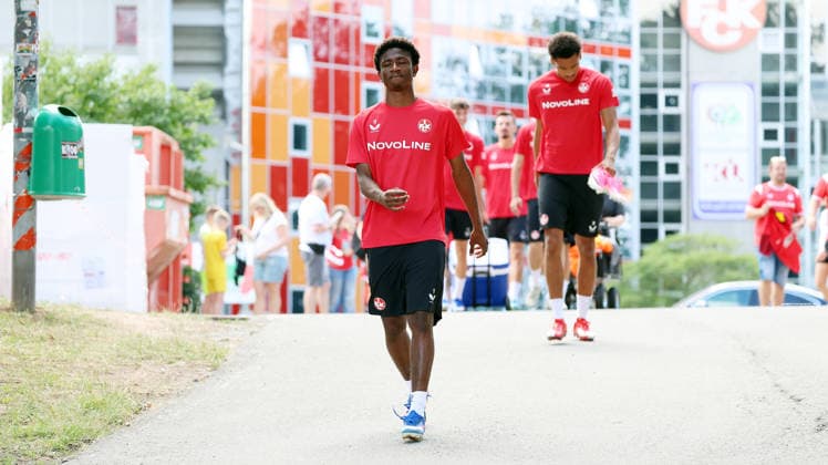 08.07.2026, xrekx, Fussball 2.Bundesliga, 1.FC Kaiserslautern - Training v.l. Ibrahim Kanate (1.FC Kaiserslautern) (DFL DFB REGULATIONS PROHIBIT ANY USE OF PHOTOGRAPHS as IMAGE SEQUENCES and or QUASI-VIDEO) Kaiserslautern *** July 8, 2026, xrekx, Soccer 2. Bundesliga, 1 FC Kaiserslautern Training: Ibrahim Kanate 1 FC Kaiserslautern DFL DFB REGULATIONS PROHIBIT ANY USE OF PHOTOGRAPHS AS IMAGE SEQUENCES AND OR QUASI-VIDEO Kaiserslautern