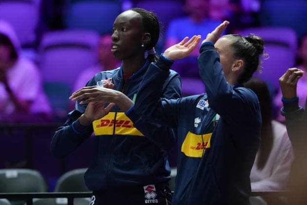 Volleyball Nations League Hong Kong 2026 - Day 1 Paola Ogechi Egonu (No.18) from team Italy during the match between Italy and Ukraine Volleyball Nations League Hong Kong 2026 on July 8, 2026 in Hong Kong. (Photo by Ellan Mad Nexpher Images) Hong Kong
