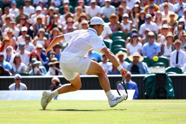 Arthur Fery during his quarter final match Wimbledon Tennis Championships, Day 10, The All England Lawn Tennis and Croquet Club, London, UK - 08 Jul 2026London The All England Lawn Tennis and United Kingdom  Copyright: xJamesxMarsh Shutterstockx 16978036eg