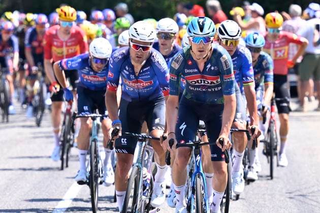 Tour de France 2026 Stage 5 PAU, FRANCE - JULY 08 : Dillier Silvan (SUI) of Alpecin - Premier Tech during stage 5 of the 113rd edition of Tour de France an UCI World Tour 2.UWT cycling road race stage for Men Elite of 158 km with start in Lannemezan and finish in Pau on July 8, 2026 in Pau, France, 08 07 2026 ( Motordriver Kurt Vandenborre - Pau France  Copyright: xTomasxSiskx
