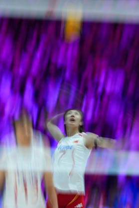 Volleyball Nations League Hong Kong 2026 - Day 1 Wang Yuanyuan (No.7) from team China during the match between Canada and China at Volleyball Nations League Hong Kong 2026 on July 8, 2026 in Hong Kong. (Photo by Ellan Mad Nexpher Images) Hong Kong