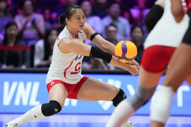 Volleyball Nations League Hong Kong 2026 - Day 1 Gong Xiangyu (No.6) from team China during the match between Canada and China at Volleyball Nations League Hong Kong 2026 on July 8, 2026 in Hong Kong. (Photo by Ellan Mad Nexpher Images) Hong Kong