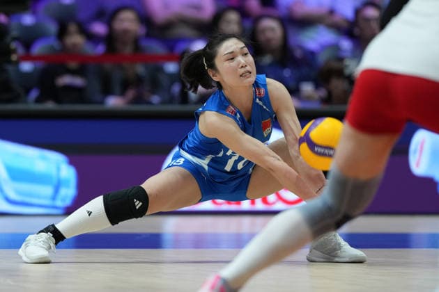 Volleyball Nations League Hong Kong 2026 - Day 1 Wang Mengjie (No.18) from team China during the match between Canada and China at Volleyball Nations League Hong Kong 2026 on July 8, 2026 in Hong Kong. (Photo by Ellan Mad Nexpher Images) Hong Kong