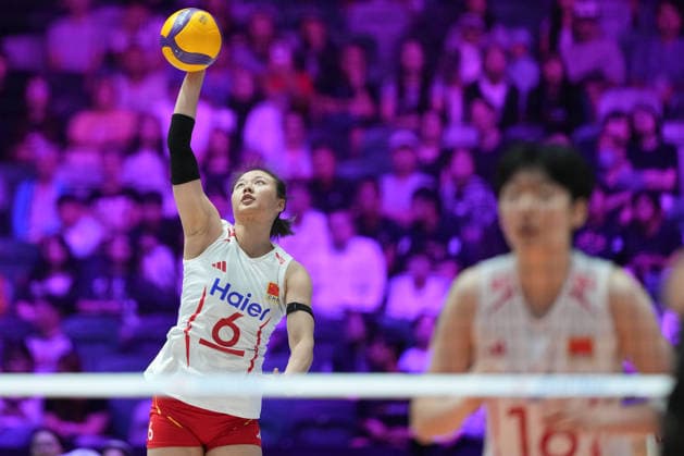 Volleyball Nations League Hong Kong 2026 - Day 1 Gong Xiangyu (No.6) from team China during the match between Canada and China at Volleyball Nations League Hong Kong 2026 on July 8, 2026 in Hong Kong. (Photo by Ellan Mad Nexpher Images) Hong Kong
