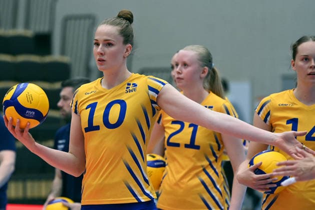 ÖREBRO, SWEDEN 20260708 Sweden s Isabelle Haak during Wednesday s 1:2 final match in the European League in volleyball between Sweden and Slovenia in Örebro. ÖREBRO SWEDEN x62610x *** ÖREBRO, SWEDEN, July 8, 2026: Sweden s Isabelle Haak during Wednesday s 1-2 final match in the European Volleyball League between Sweden and Slovenia in Örebro, ÖREBRO, SWEDEN x62610x  Copyright: xAnnaxHallams TTx VOLLEYBALL EUROPEAN LEAGUE FINAL WOMEN