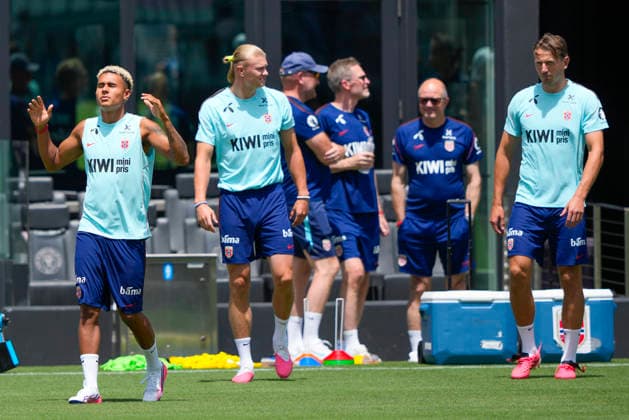 World Cup 2026 Fort Lauderdale, Florida , USA 20260708. Erling Braut Haaland during training with the Norwegian men s national football team at Inter Miami CF Stadium. Photo: Fredrik Varfjell NTB Fort Lauderdale, Florida United States EDITORIAL USE ONLY. RESTRICTED USE FOR BETTING COMPANIES Ref:_SPOPPYI4n4EOok.jpg *** 2026 World Cup, Fort Lauderdale, Florida, USA 20260708 Erling Braut Haaland during training with the Norwegian men’s national soccer team at Inter Miami CF Stadium Photo Fredrik Varfjell NTB Fort Lauderdale, Florida, United States EDITORIAL USE ONLY RESTRICTED USE FOR BETTING COMPANIES  Copyright: xFredrikxVarfjellx xNTBx